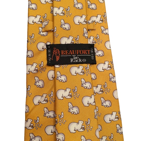 Beaufort Tie Rack Set Of Yellow Ties - Picture 9 of 11